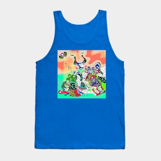 witch in dark canvas abduction alien ecopop Tank Top